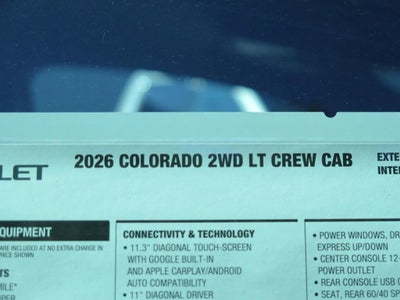 2026 Chevrolet Colorado LT