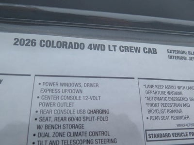 2026 Chevrolet Colorado LT
