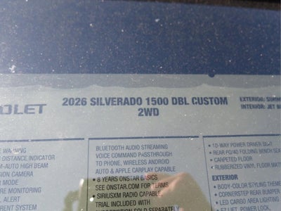 2026 Chevrolet Silverado 1500 Custom