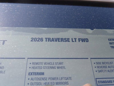 2026 Chevrolet Traverse LT
