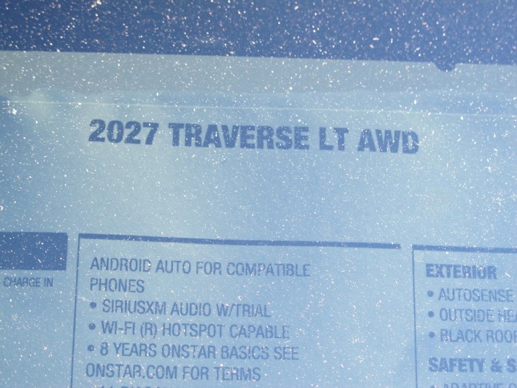2027 Chevrolet Traverse LT