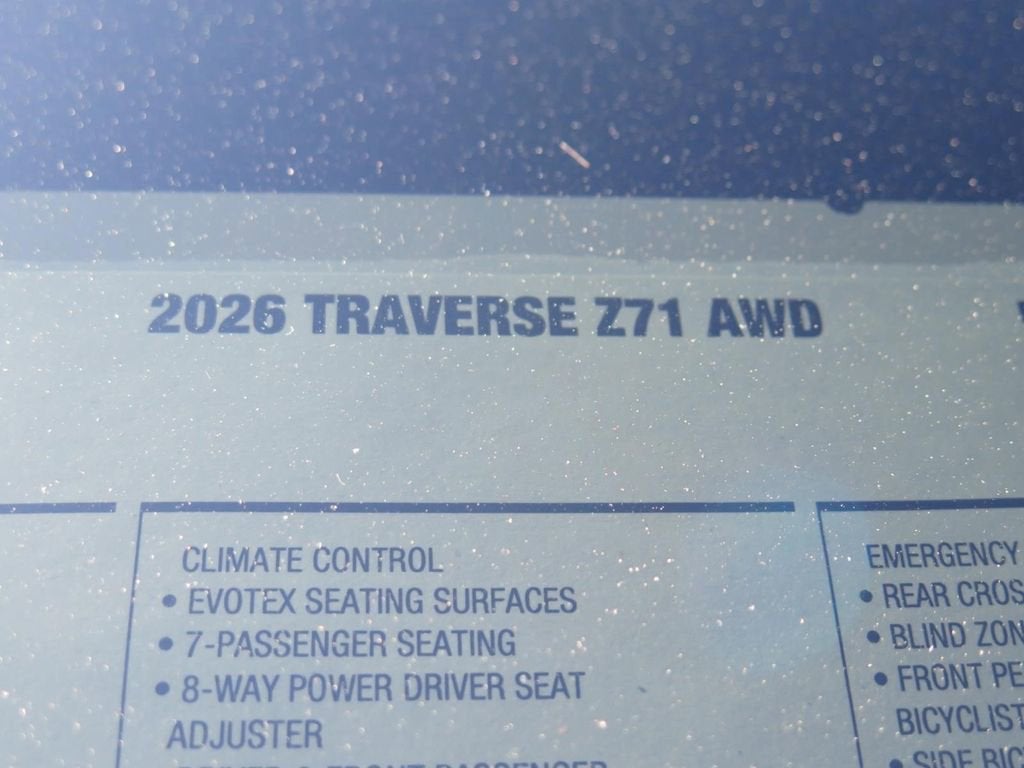 2026 Chevrolet Traverse Z71