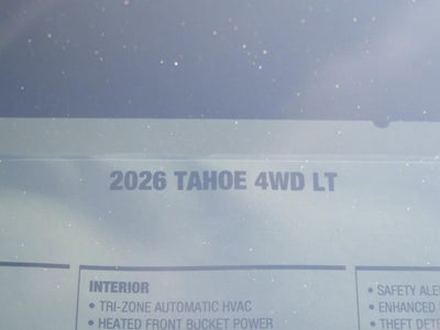 2026 Chevrolet Tahoe LT