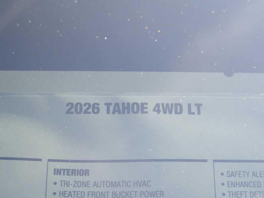 2026 Chevrolet Tahoe LT