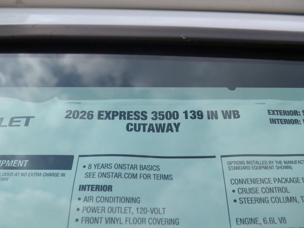 2026 Chevrolet Express Cutaway 3500 1WT