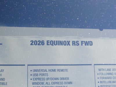 2026 Chevrolet Equinox RS