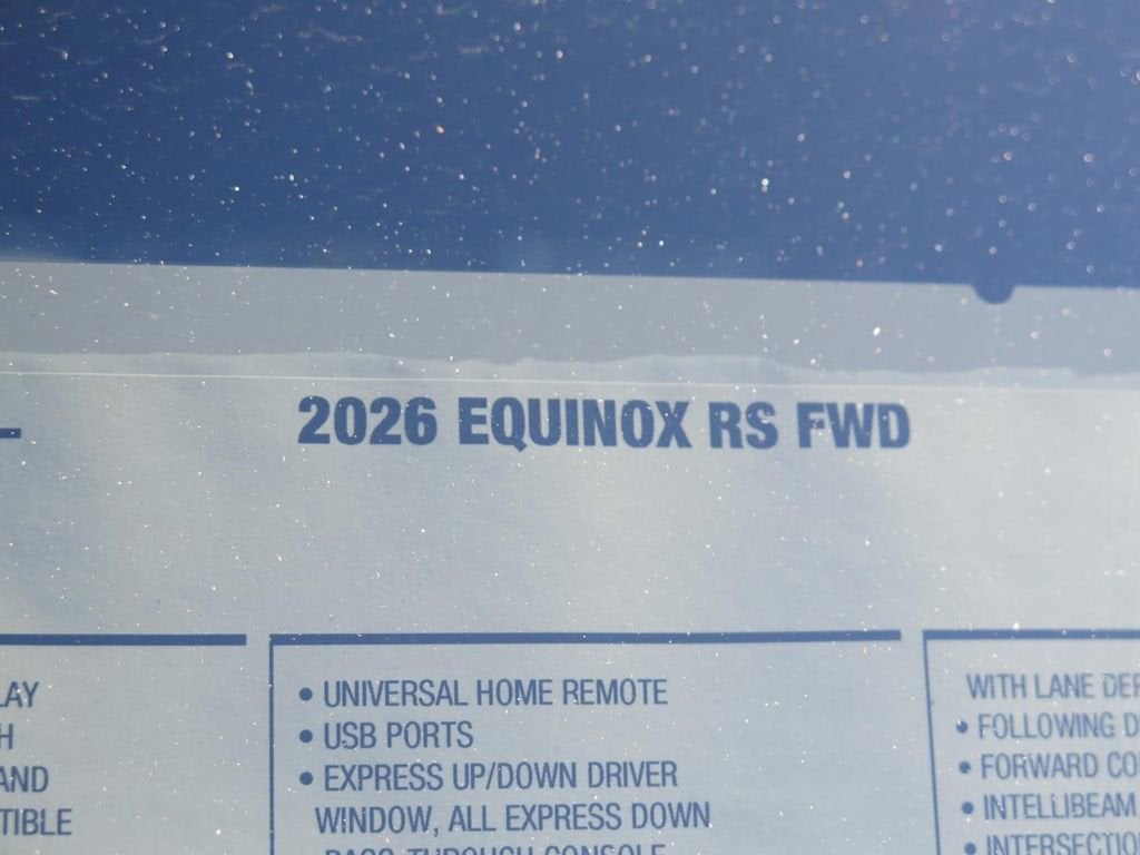 2026 Chevrolet Equinox RS