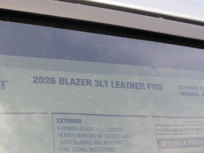2026 Chevrolet Blazer 3LT